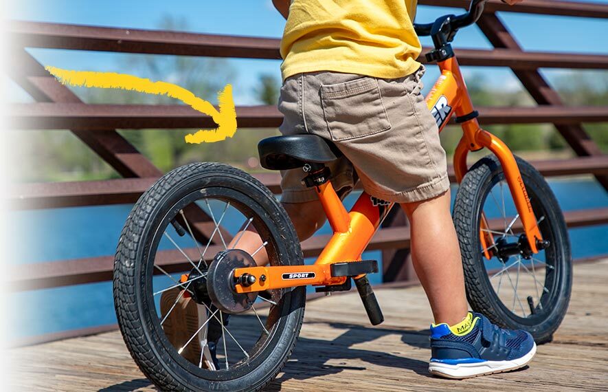 Strider 14X Classic Bicicleta Convertible Azul Freno Contrapedal